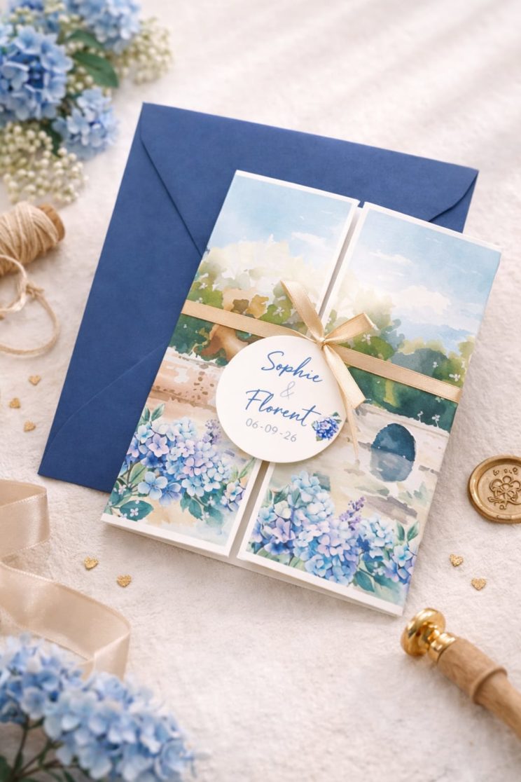 faire part de mariage aquarelle